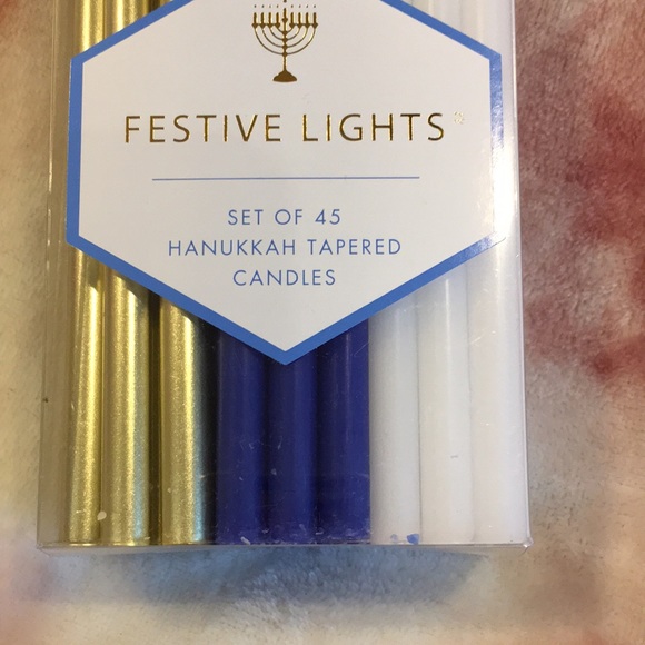 Festive Lights Hanukkah Candle Set 45 ct NWT - Picture 4 of 11